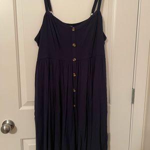 Torrid size 2 navy high low dress